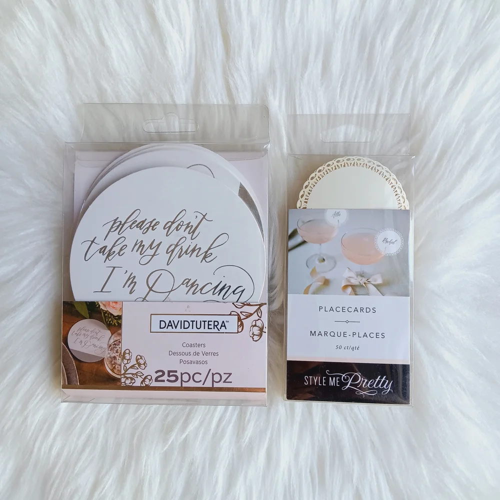 Wedding Coasters and Placecards